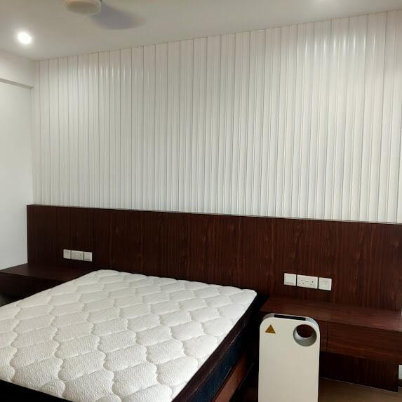 23 Waterwoods Executive Condominium living and dining joinery in Punggol